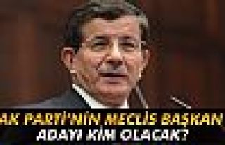 Davutoğlu: 'Meclis başkanımızı açıklayacağız'