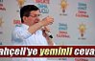 Davutoğlu'ndan Bahçeli’ye yeminli cevap!