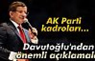 Davutoğlu'ndan önemli açıklamalar