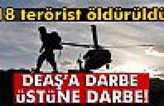 DEAŞ’a darbe üstüne darbe!