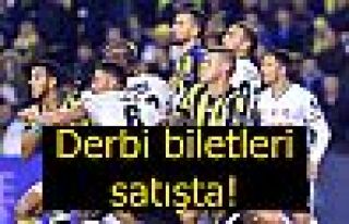 Derbi biletleri satışta!