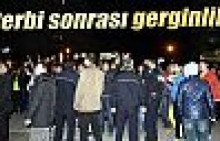 Derbi sonrası gerginlik