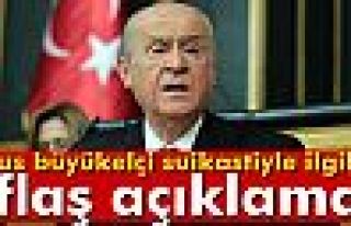 Devlet Bahçeli'den flaş açıklama