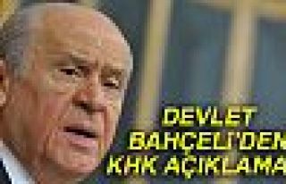 DEVLET BAHÇELİ'DEN KHK AÇIKLAMASI!