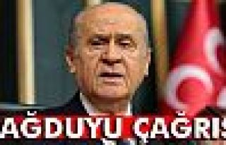 Devlet Bahçeli'den sağduyu çağrısı