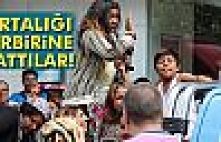 Dilenciler ortalığı birbirine kattı