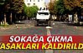 Diyarbakır’da sokağa çıkma yasakları kaldırıldı