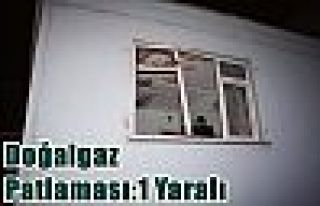 Doğalgaz Patlaması:1 Yaralı