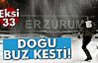 Doğu buz kesti! Erzurum - 33...