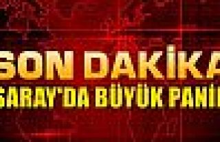 Dolmabahçe Sarayı'nda büyük panik