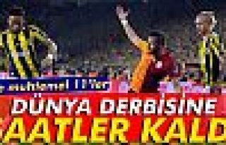 Dünya derbisine saatler kaldı