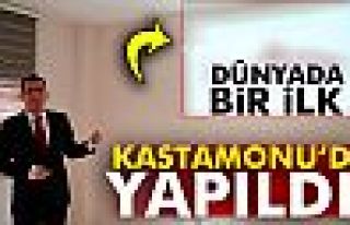 Dünyada bir ilk: Kastamonu’da yapıldı