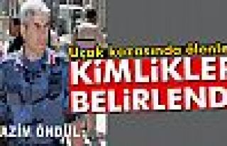 Düşen uçaktaki mürettebatın kimlikleri belirlendi