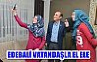 Edebali vatandaşla el ele