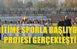 ''EĞİTİME SPORLA BAŞLIYORUZ''