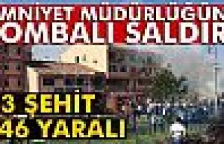 Elazığ Emniyet Müdürlüğü'ne bombalı saldırı!