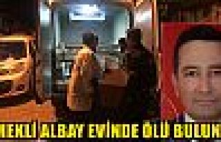 Emekli albay evinde ölü bulundu