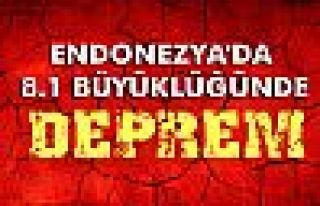 Endonezya’da 8.1 büyüklüğünde deprem