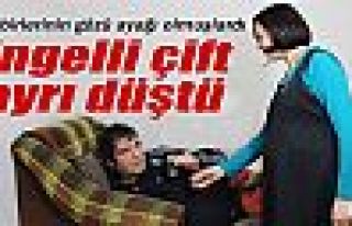 Engelli çift ayrı düştü