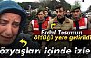 Erdal Tosun'un öldüğü yerde inceleme