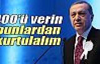 Erdoğan: '400'ü verin bunlardan kurtulalım'