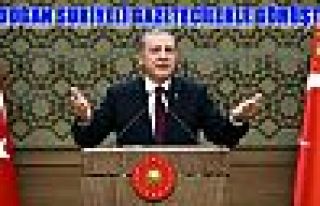 Erdoğan, Suriyeli gazetecilerle görüştü