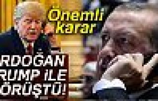 ERDOĞAN TRUMP İLE GÖRÜŞTÜ!