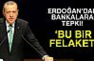 ERDOĞAN'DAN BANKALARA TEPKİ:BU BİR FELAKETTİR!