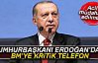 Erdoğan'dan BM'ye Myanmar telefonu