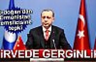 Erdoğan'dan Ermenistan temsilcisine tepki