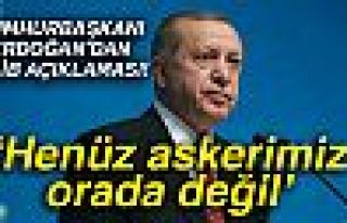 Erdoğan'dan İdlib açıklaması! Harekat başladı