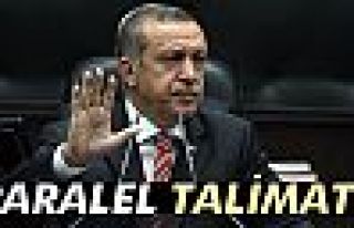 Erdoğan'dan 'paralel' talimatı