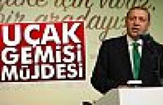 Erdoğan’dan uçak gemisi müjdesi