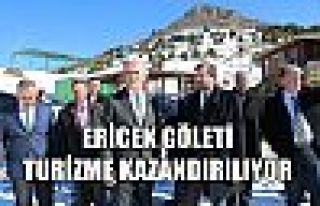 Ericek Göleti Turizme Kazandırılıyor