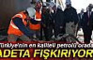 Eruh'ta petrol fışkırıyor