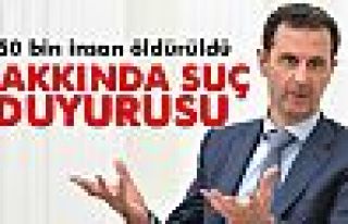 Esad hakkında suç duyurusu