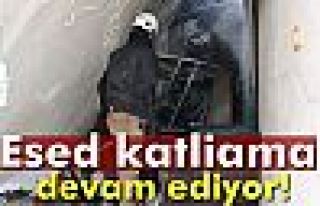 Esed Bombalamaya Devam Ediyor