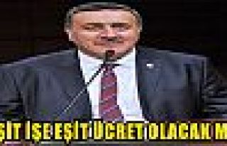  “Eşit işe eşit ücret”