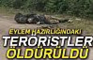 Eylem hazırlığındaki teröristler öldürüldü!