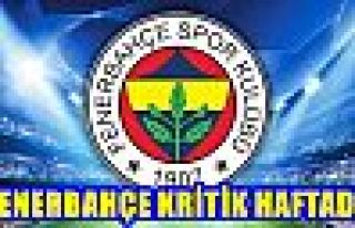 Fenerbahçe kritik dönemde