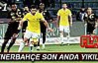 FENERBAHÇE SON ANDA YIKILDI!