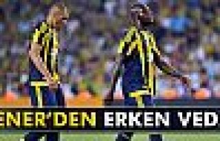 Fener'den erken veda!