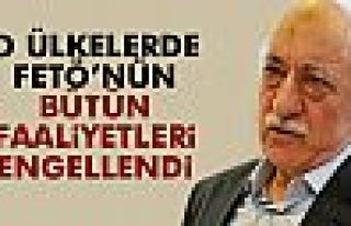 FETÖ'nün bütün faaliyetleri engellendi