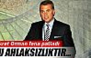 Fikret Orman fena patladı