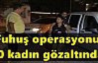 Fuhuş operasyonu: 30 kadın gözaltında!