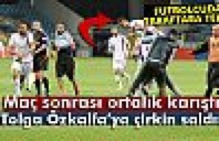 Futbolcudan taraftara tekme!