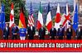 G7 liderleri Kanada'da toplanıyor