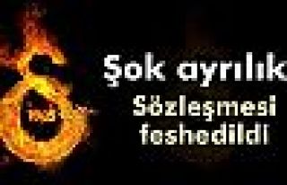 Galatasaray’da ayrılık! Sözleşmesi feshedildi