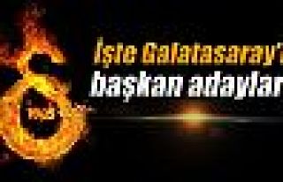 Galatasaray'da başkan adayları başvurularını...