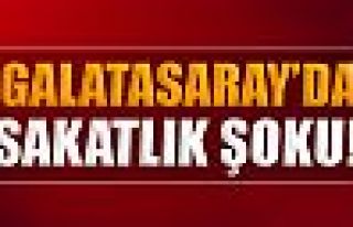 Galatasaray’da sakatlık şoku!